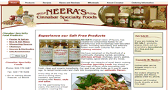 Desktop Screenshot of cinnabarfoods.com